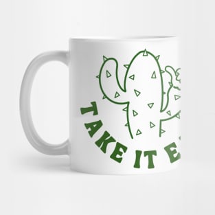 Take it easy cactus design Mug